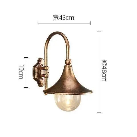 Retro European Lantern Sconce