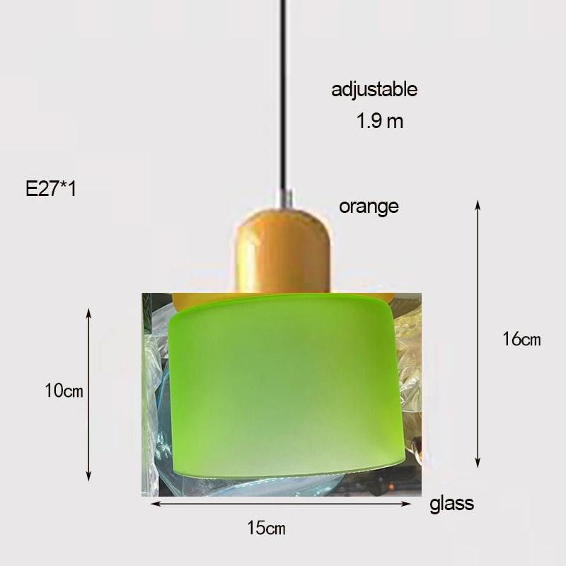 Filo Slim Glass Tube Pendant