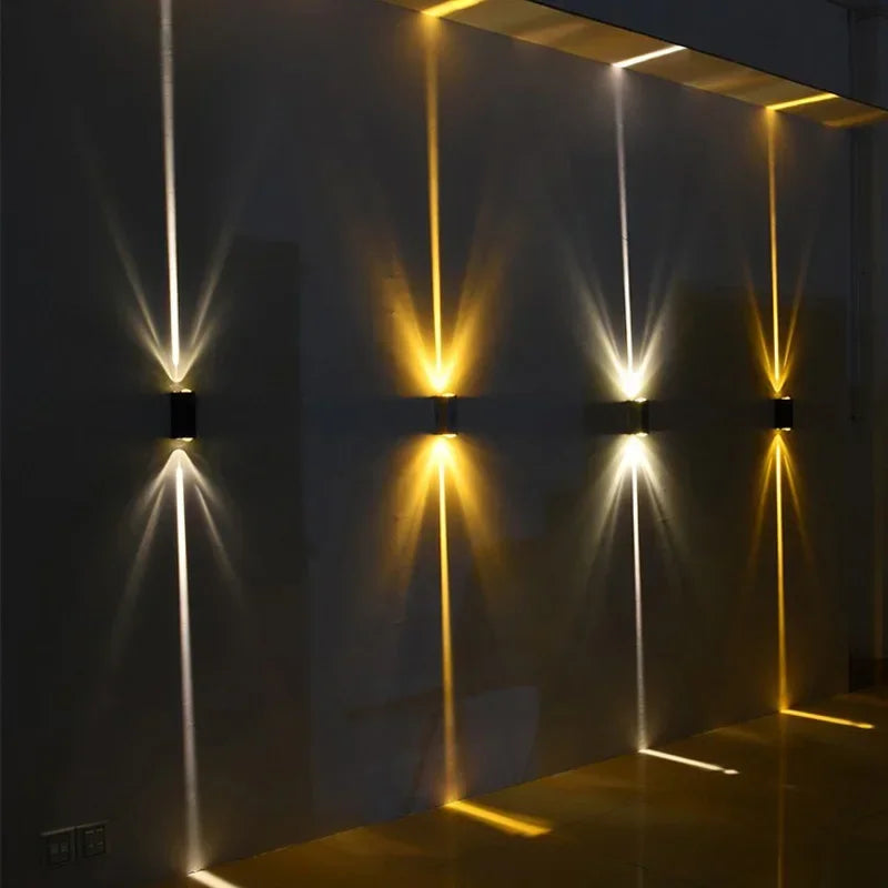 Silver COB Up-Down Sconce