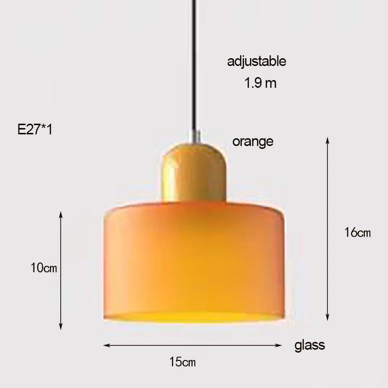 Filo Slim Glass Tube Pendant