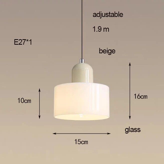 Filo Slim Glass Tube Pendant