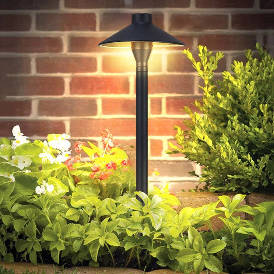 Mushroom Cap Garden Path Light