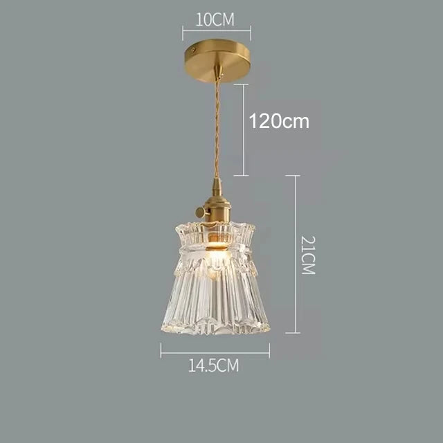 Bloom Layered Glass Petal Pendant