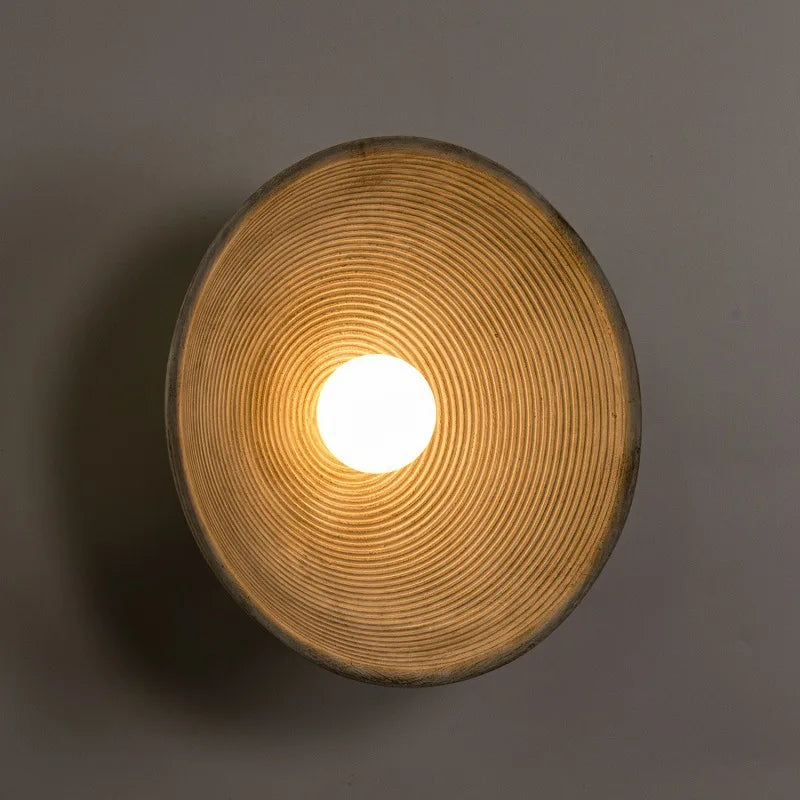 Disc Resin Wall Sconce