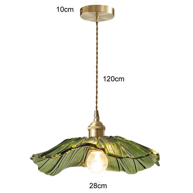 Bloom Layered Glass Petal Pendant