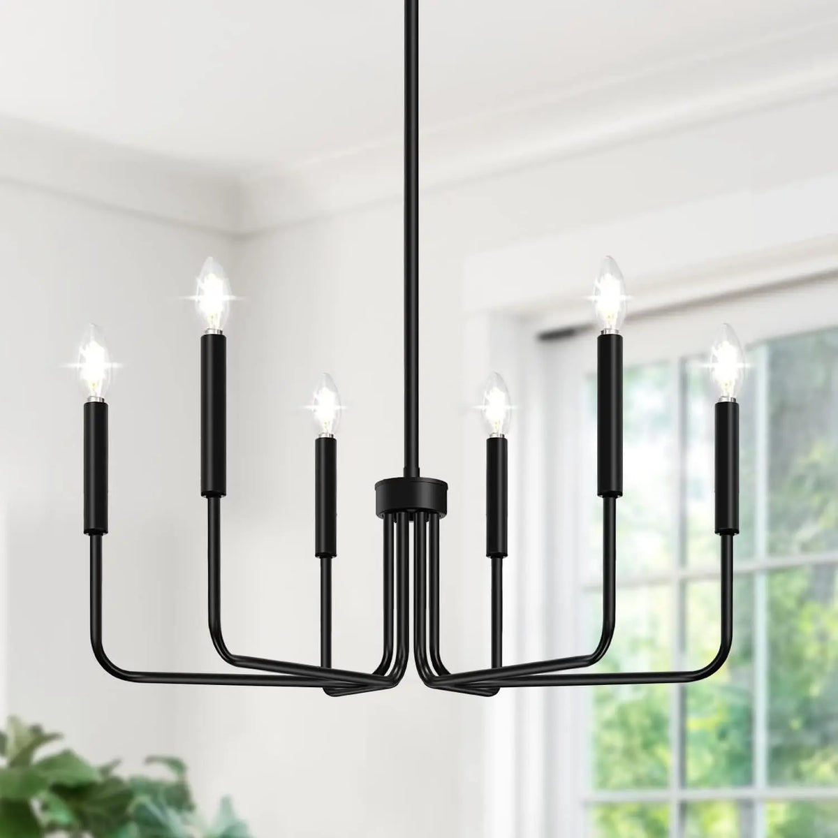 Loft Iron Candle Chandelier