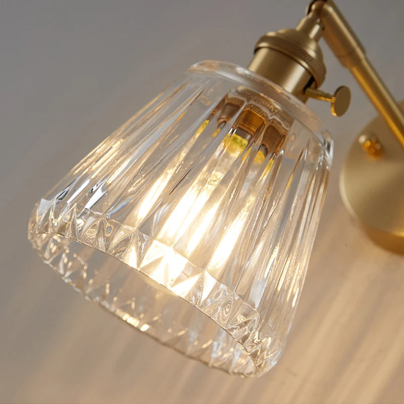 Kyo Brass Glass Sconce