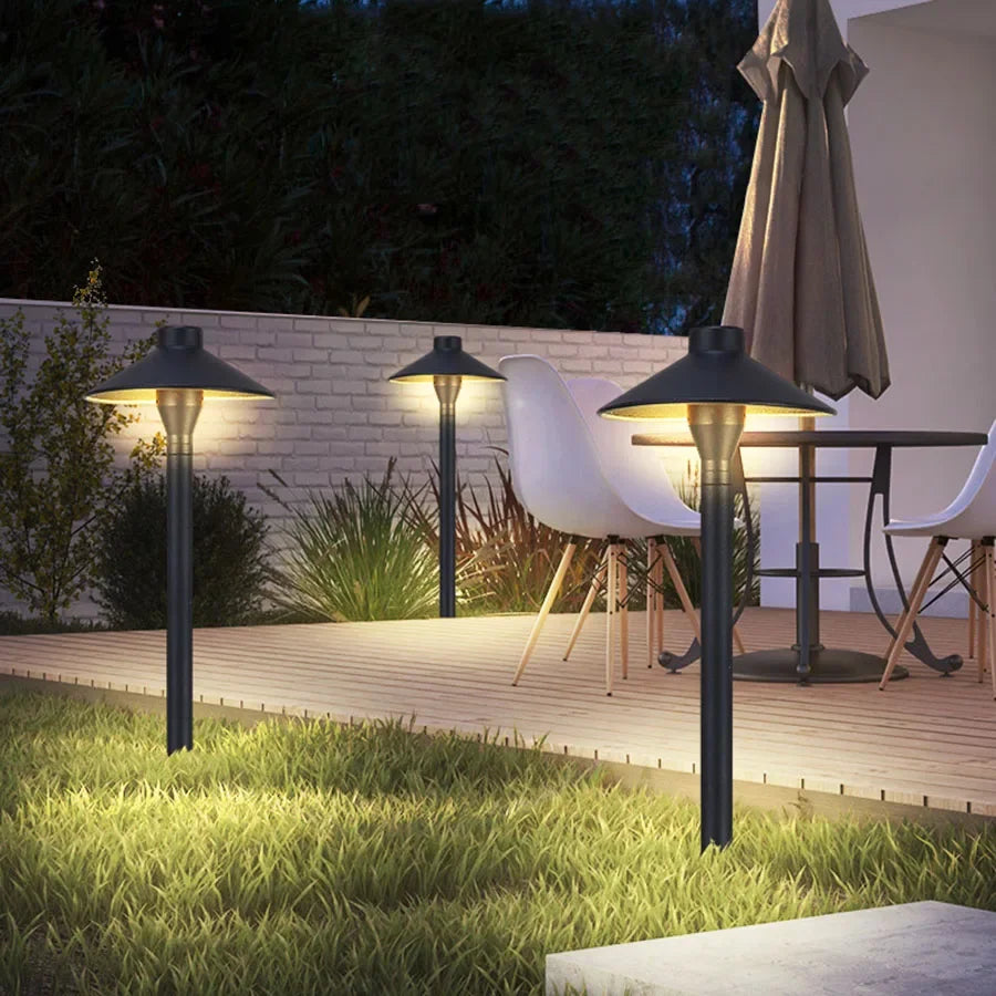 Mushroom Cap Garden Path Light