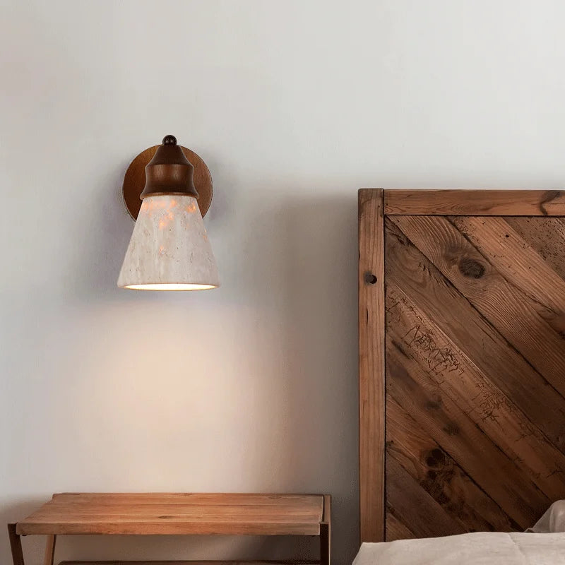 Travertine Stone Sconce