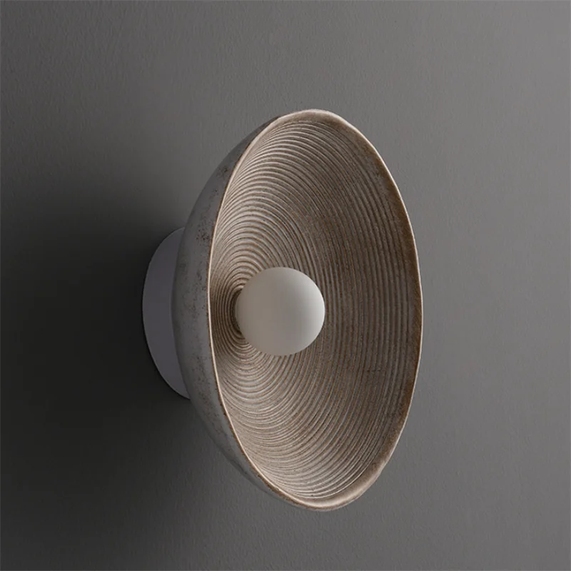 Disc Resin Wall Sconce