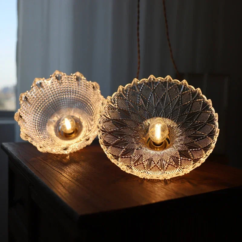 Bloom Layered Glass Petal Pendant