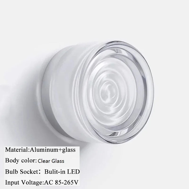 Orb Flat Glass Sconce