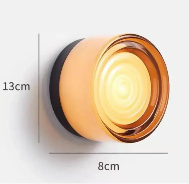 Orb Flat Glass Sconce