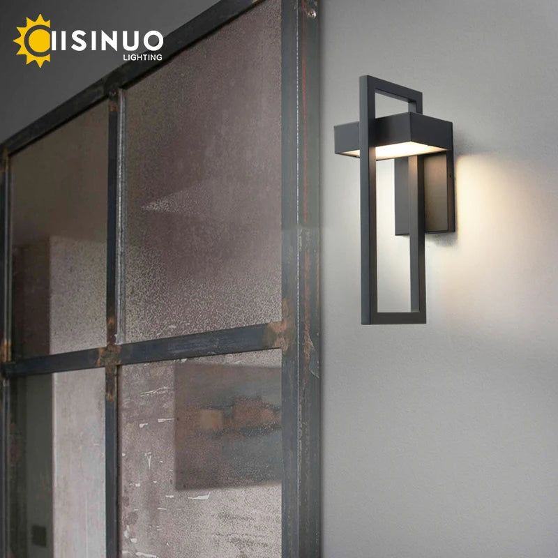 Retro Black 10W Wall Light