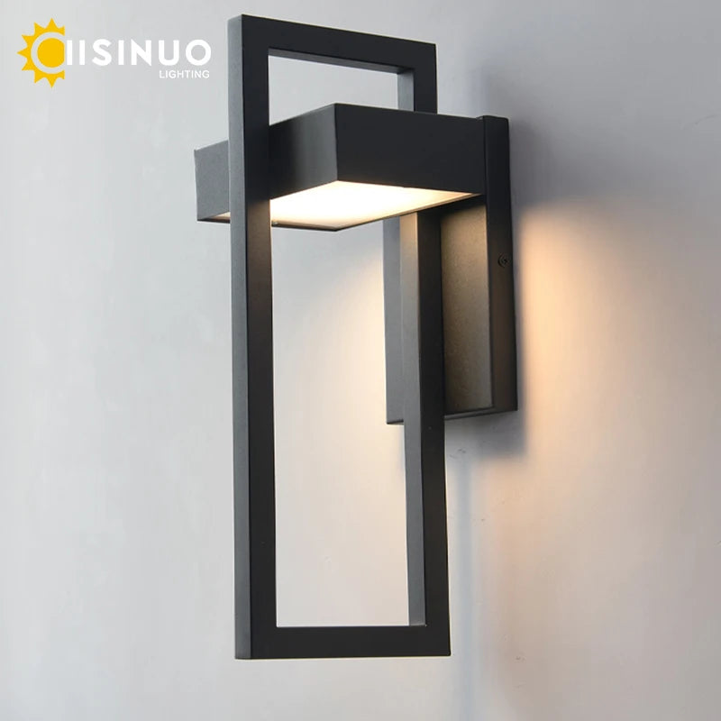 Retro Black 10W Wall Light