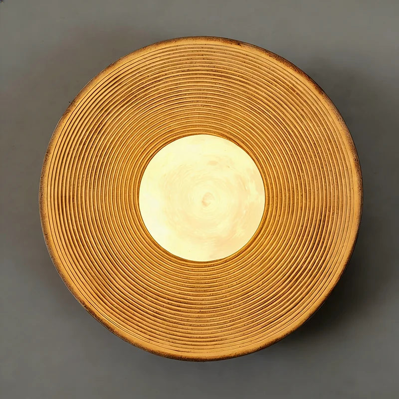 Disc Resin Wall Sconce
