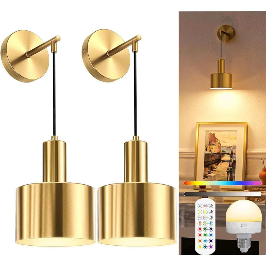 Vero Cordless Wall Light Set