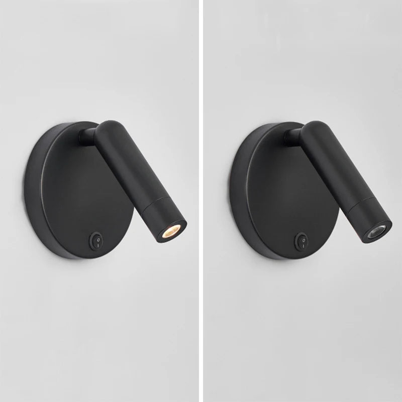 Reed Black & Brass Reading Sconce