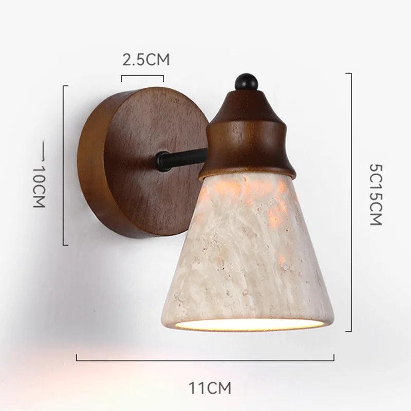 Travertine Stone Sconce