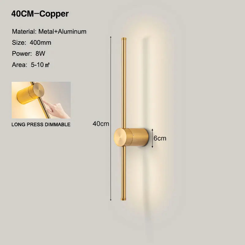 Pivot Rotating Wall Light