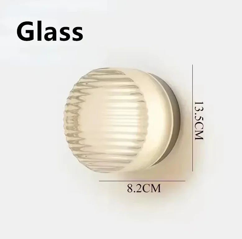 Orb Flat Glass Sconce