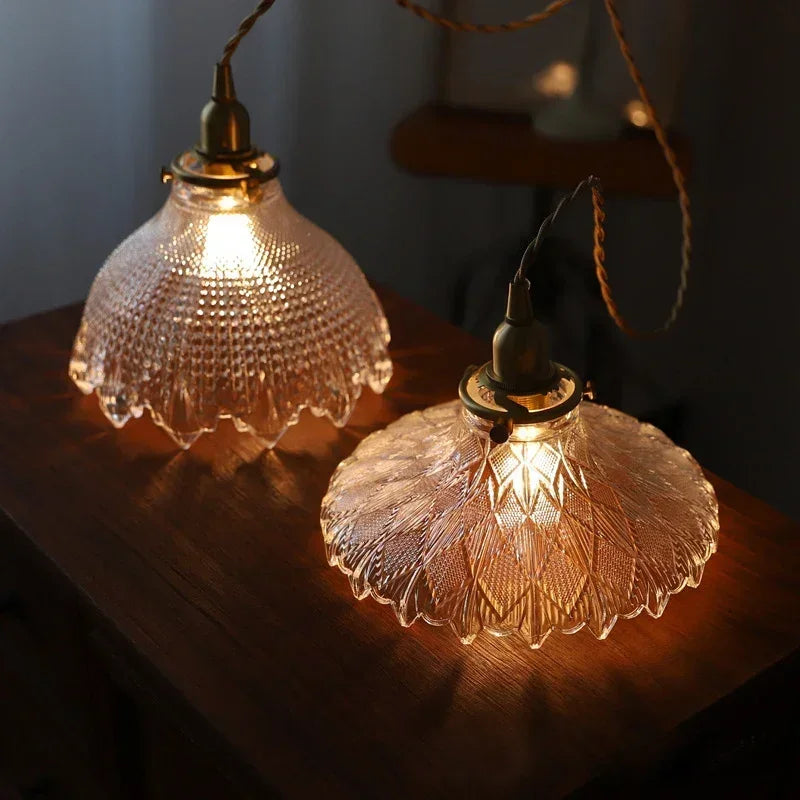 Bloom Layered Glass Petal Pendant