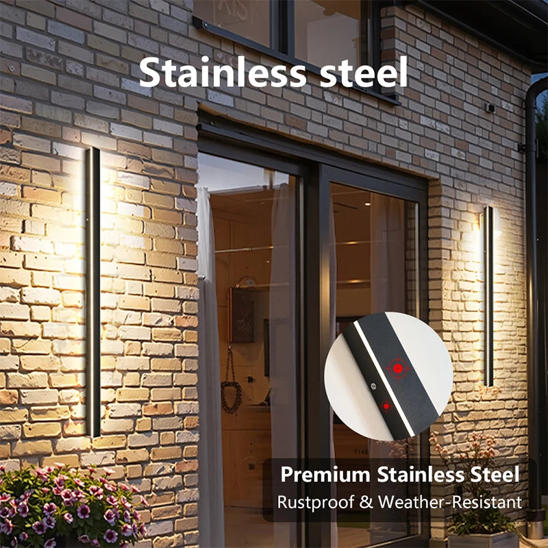 Dimmable Stainless Porch Light