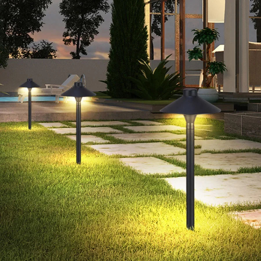 Mushroom Cap Garden Path Light