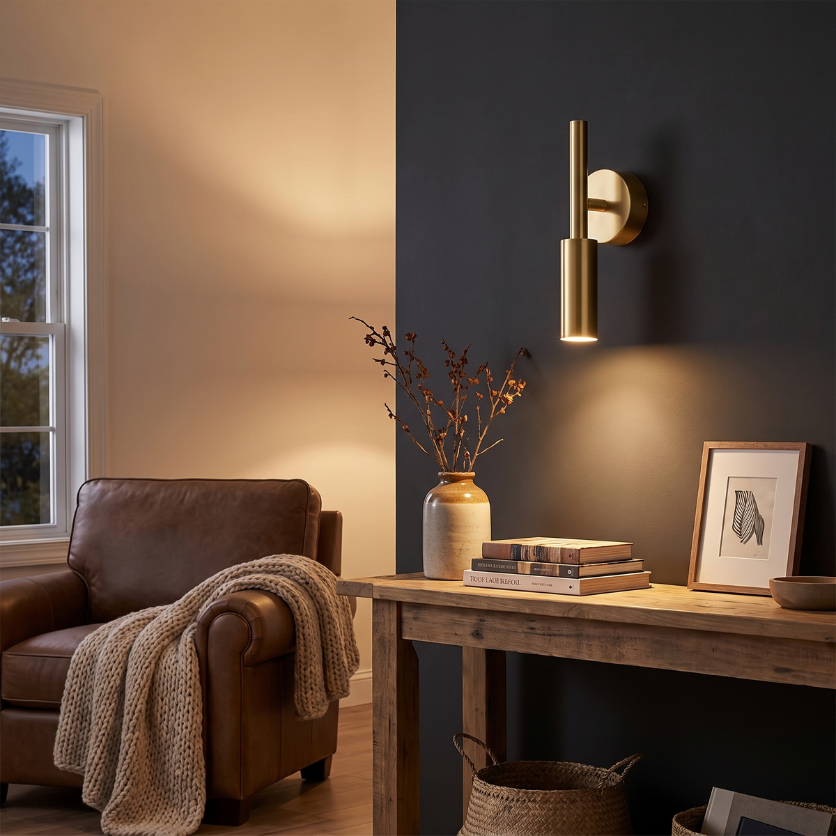 Column Up and Down Sconce lifestyle