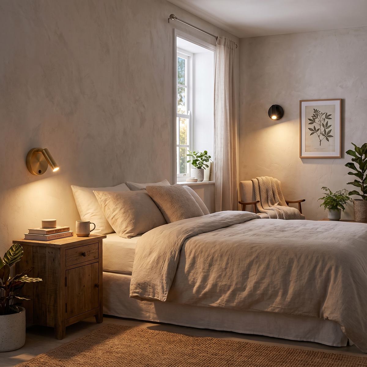 Reed Bedside Reading Sconce lifestyle