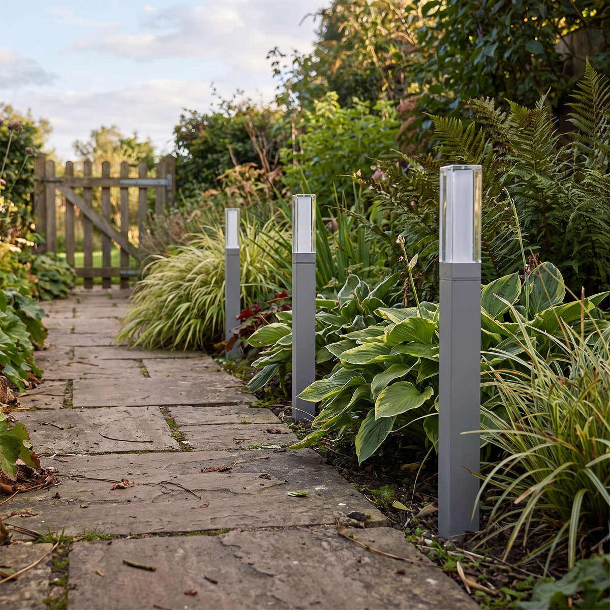 Outdoor light in use - alternate view