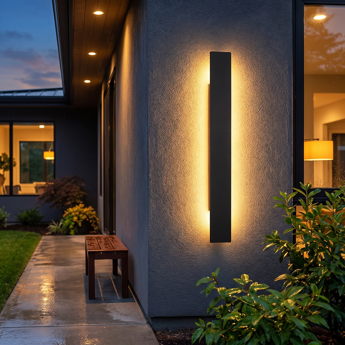 Outdoor light in use - lifestyle