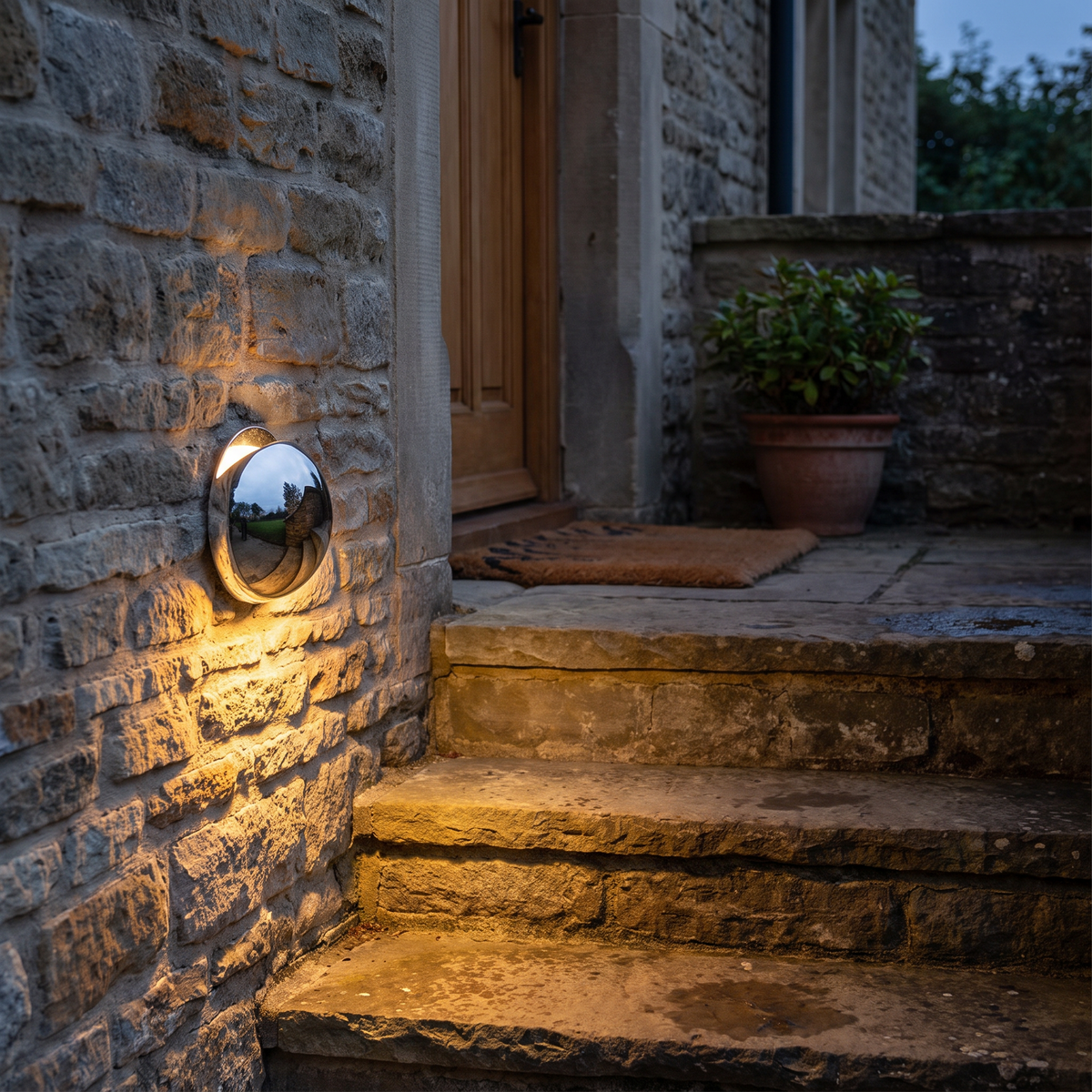 Outdoor light in use - lifestyle
