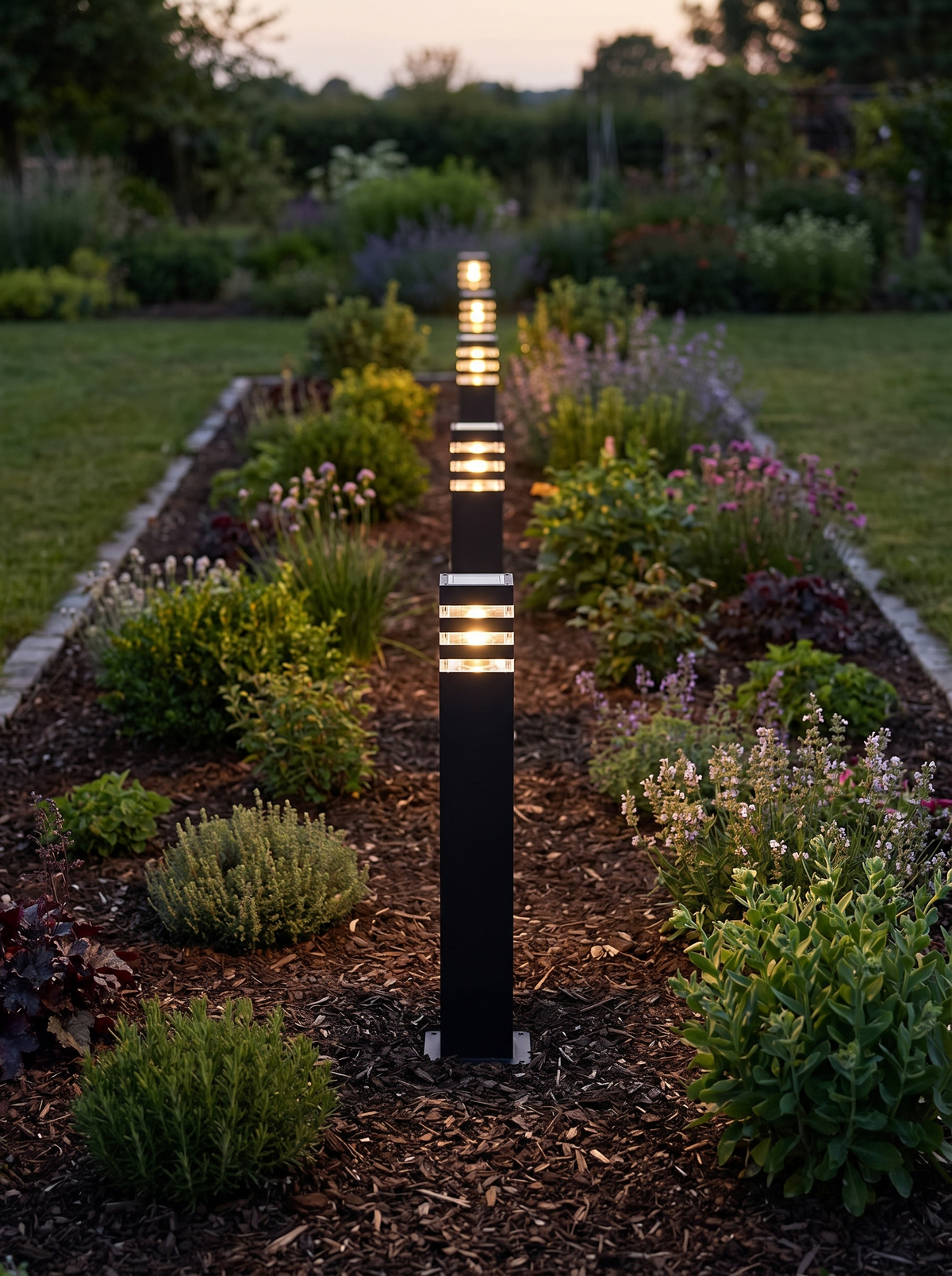 Minimalist Landscape Light - in place