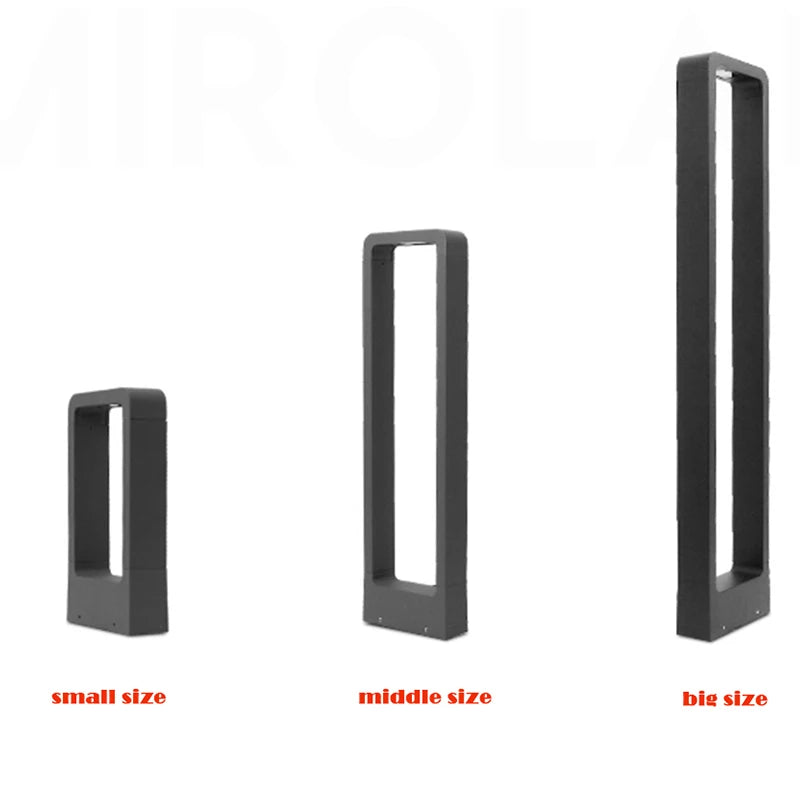 Aluminium Garden Bollard Light