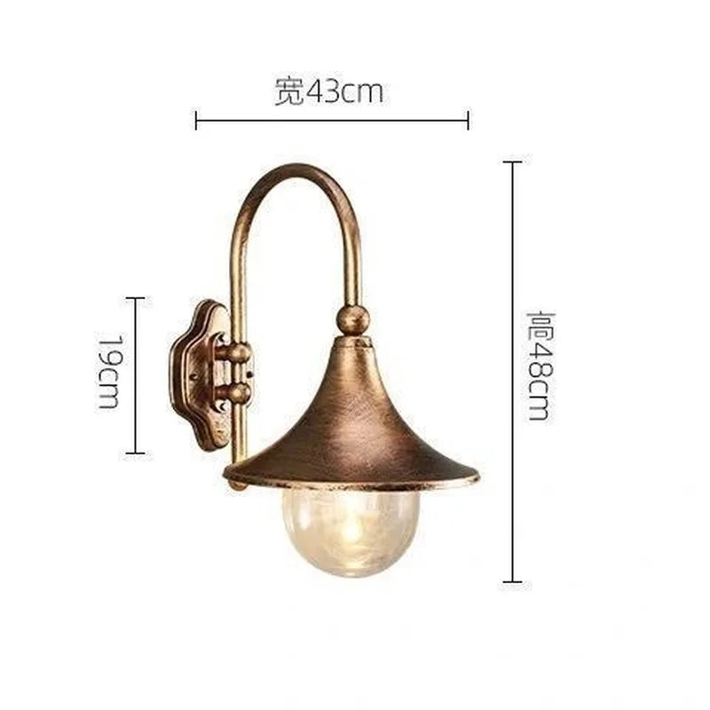 Retro European Lantern Sconce
