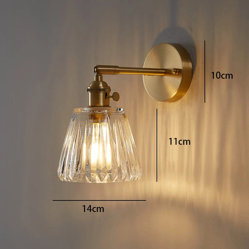 Kyo Brass Glass Sconce