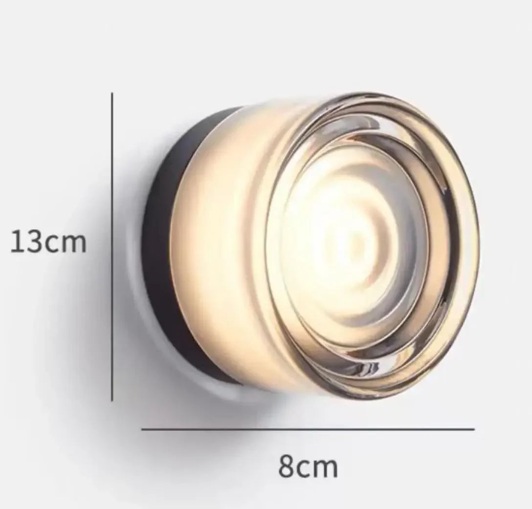 Orb Flat Glass Sconce