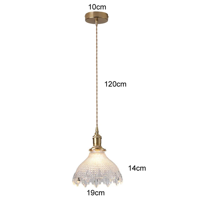 Bloom Layered Glass Petal Pendant