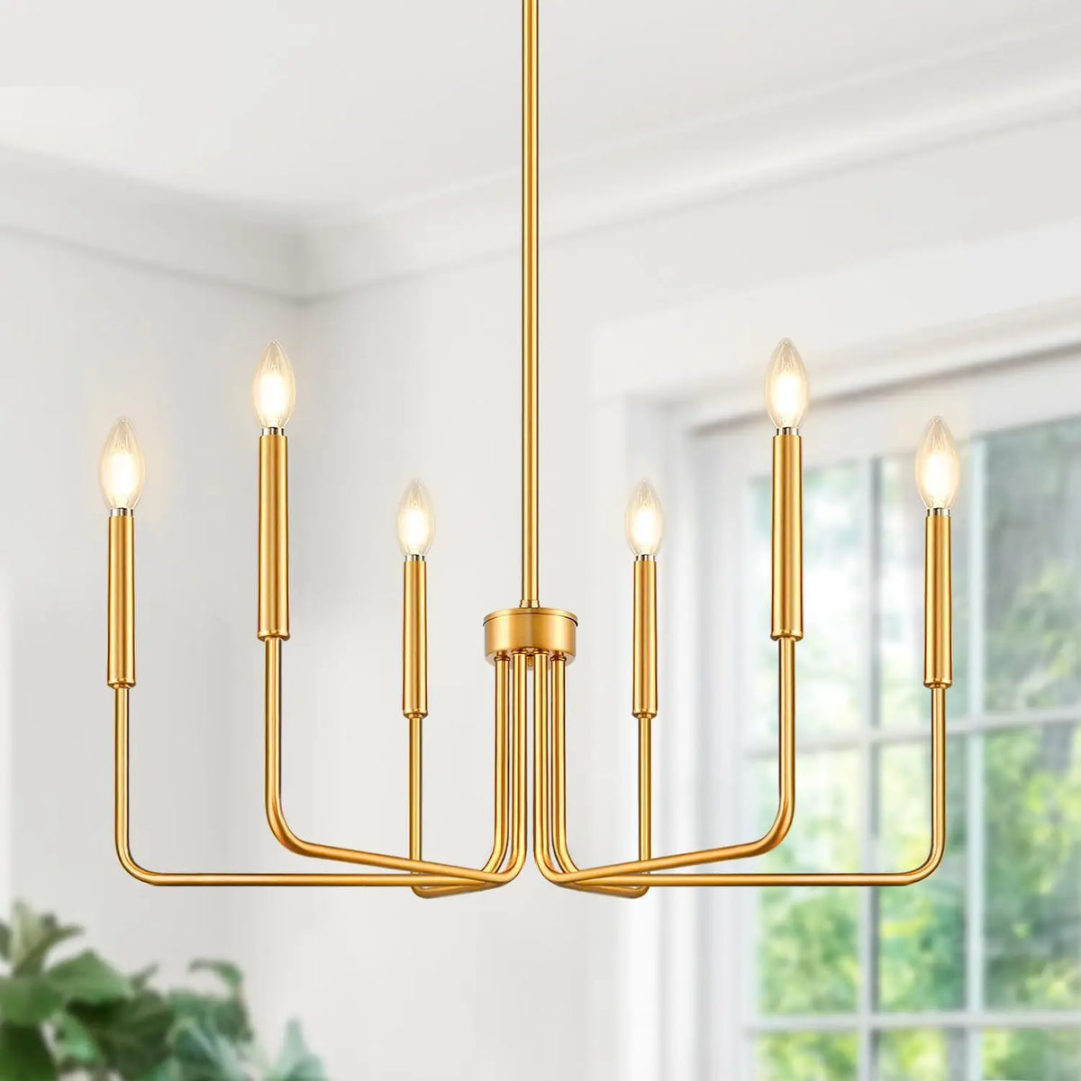 Loft Iron Candle Chandelier