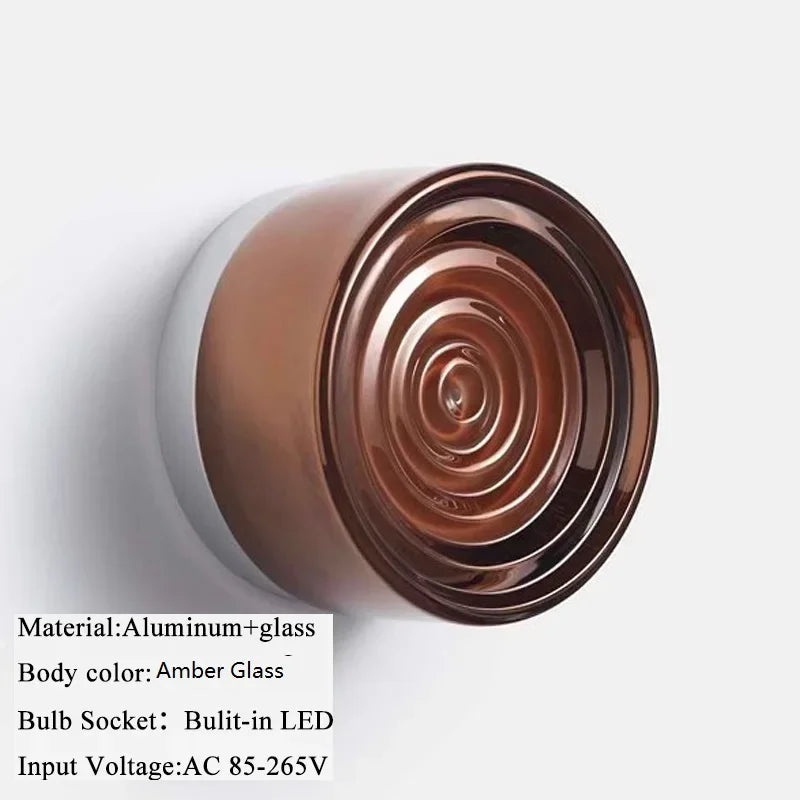 Orb Flat Glass Sconce