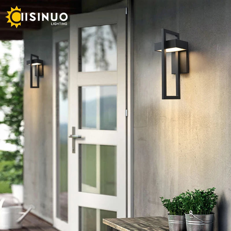 Retro Black 10W Wall Light