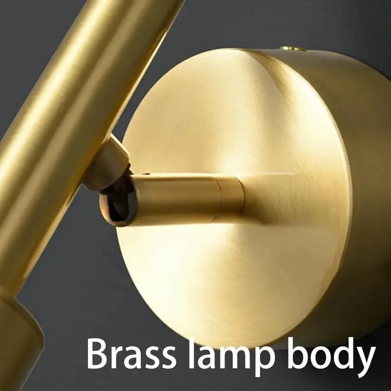 Column Brass Sconce