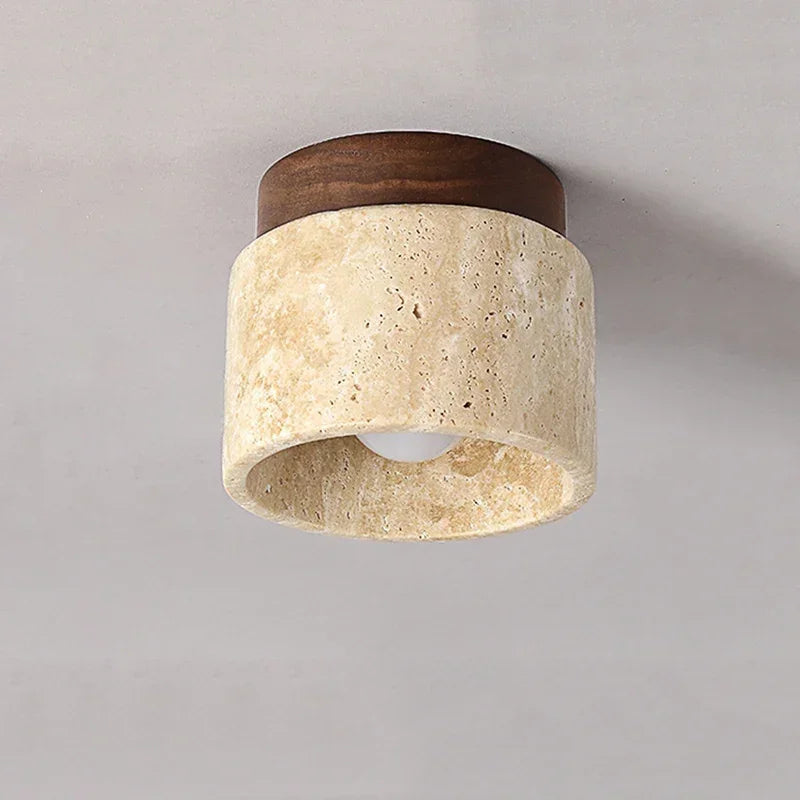 Sona Travertine Ceiling Light