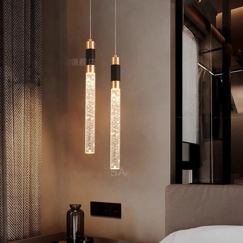 Tapered Drop Bedside Pendant