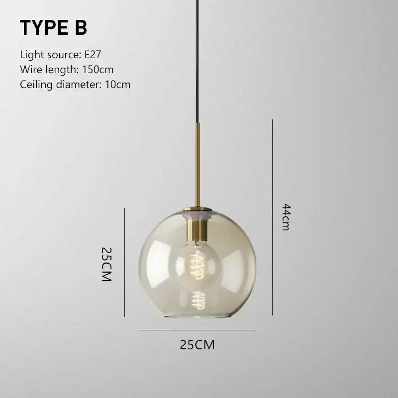 Cognac Glass Pendant