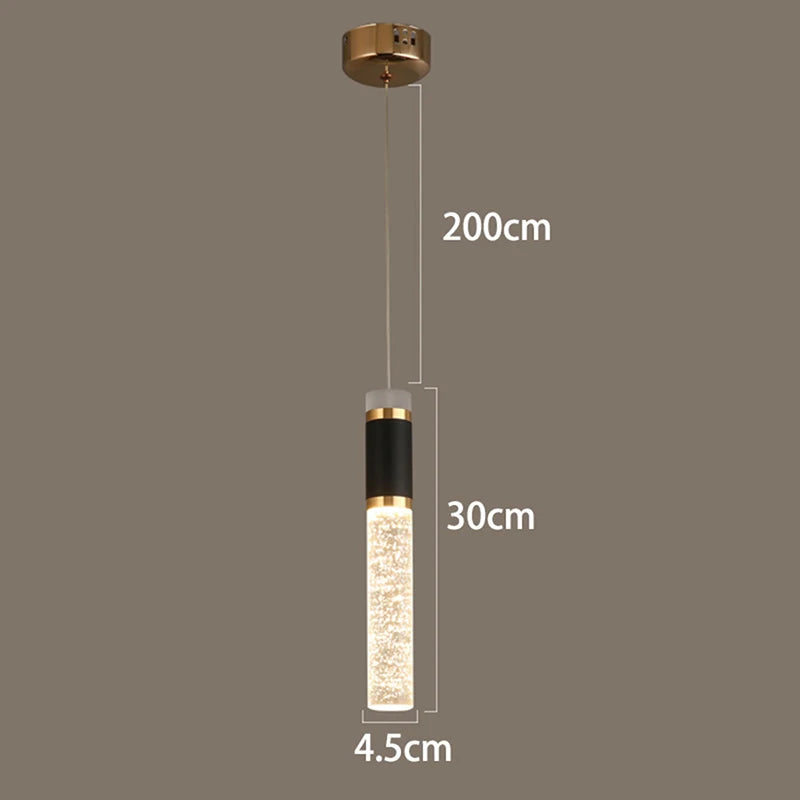 Tapered Drop Bedside Pendant