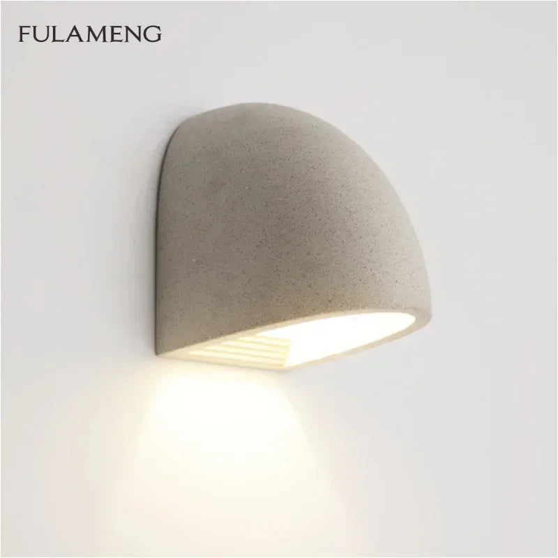 Terrazzo Cement Wall Sconce