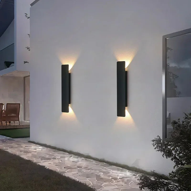 Black Strip LED Wall Light