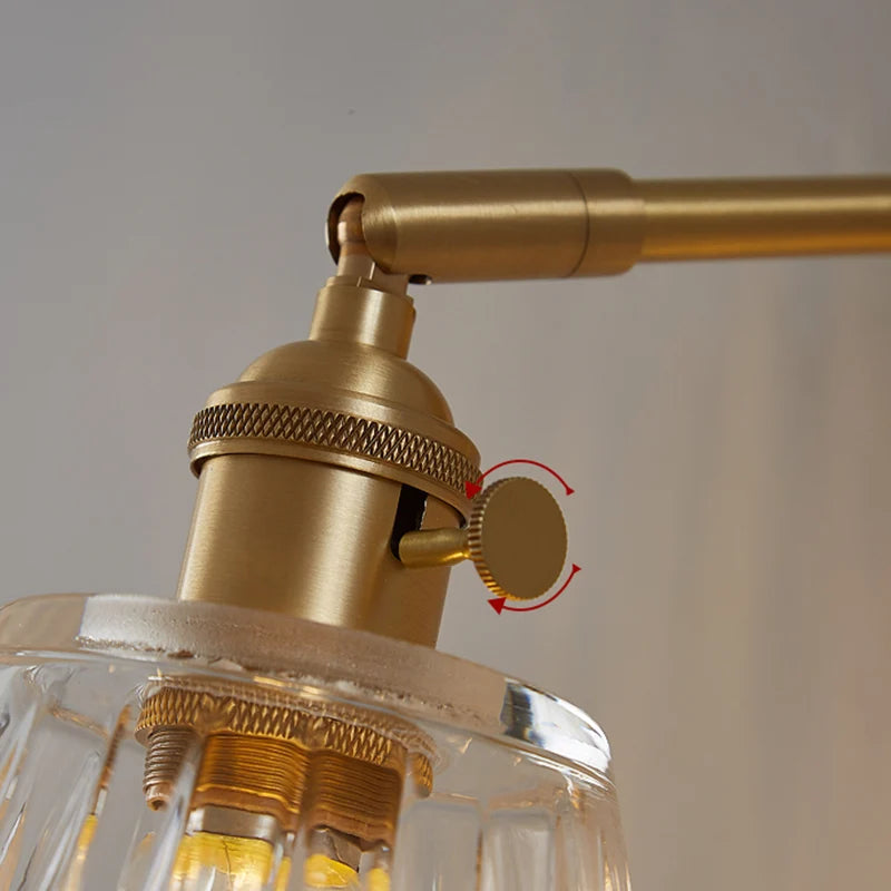 Kyo Brass Glass Sconce